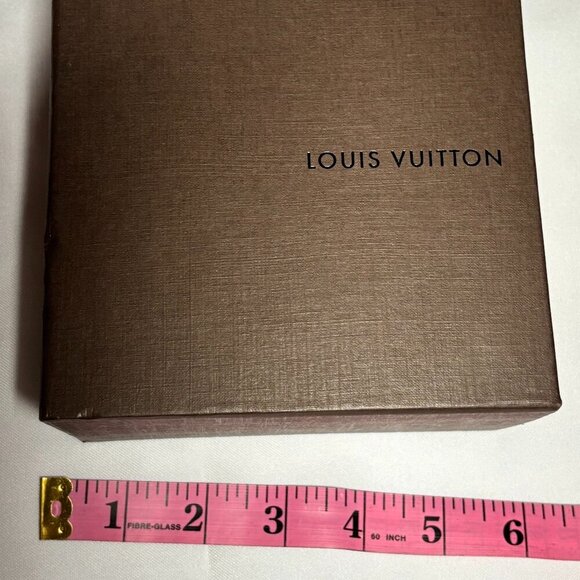 Louis Vuitton Empty Slide Box Brown 6 Inches EUC - Picture 3 of 8